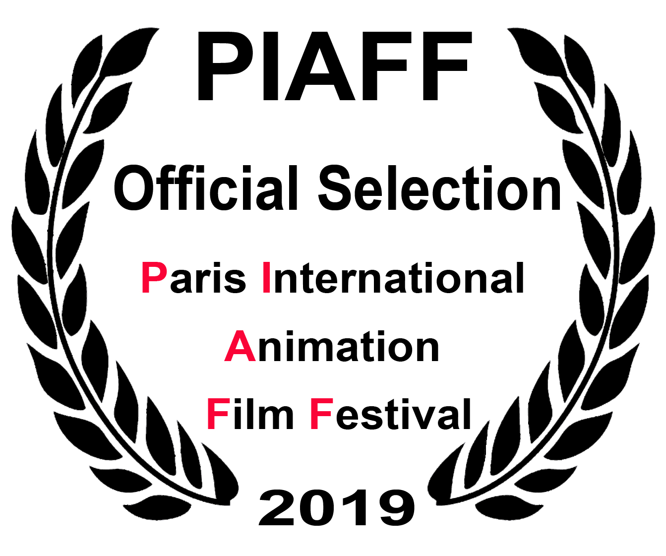 PIAFF 2019 Lauriers Et Lettre Noir (1)